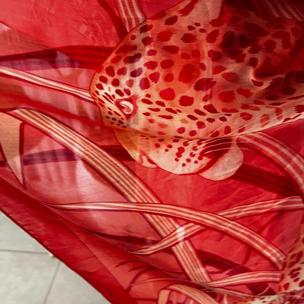 Cartier panther in the jungle scarf - Picture 4 of 8
